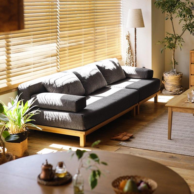 ソファー 2点セット 別注プロダクト SIEVE rect unit sofa 3人掛け