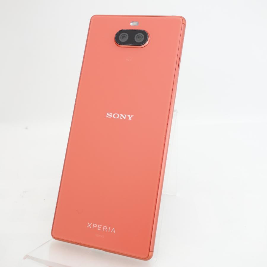 Xperia 【SIMフリー】Xperia 8 SOV42 オレンジ au版SIMロック解除品