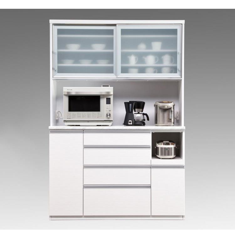 食器棚 キッチンボード 幅140 奥行48 高さ203 完成品 国産 モイス加工