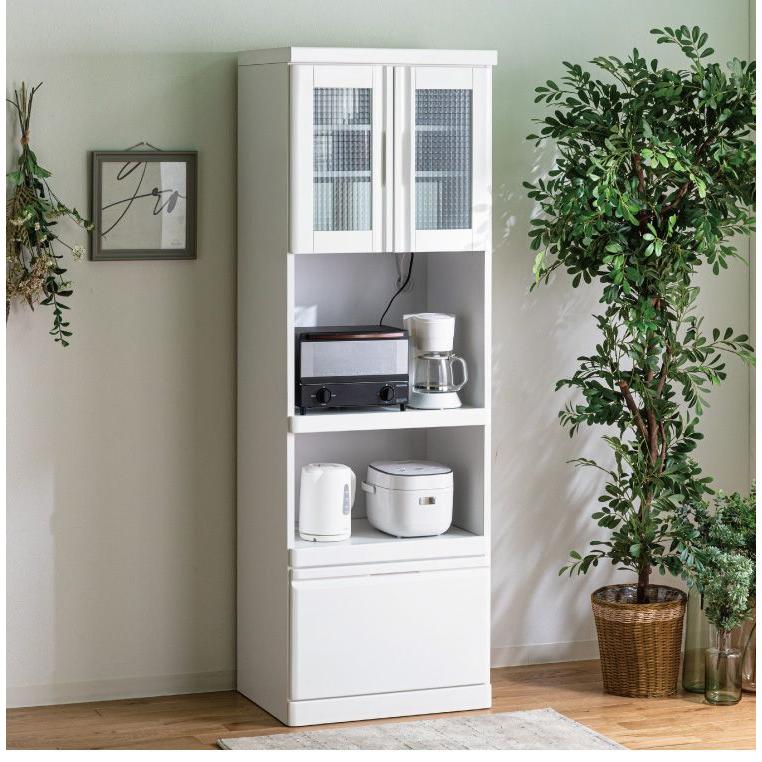 食器棚 完成品 レンジボード 国産 大川家具 幅60 高さ180 キッチン