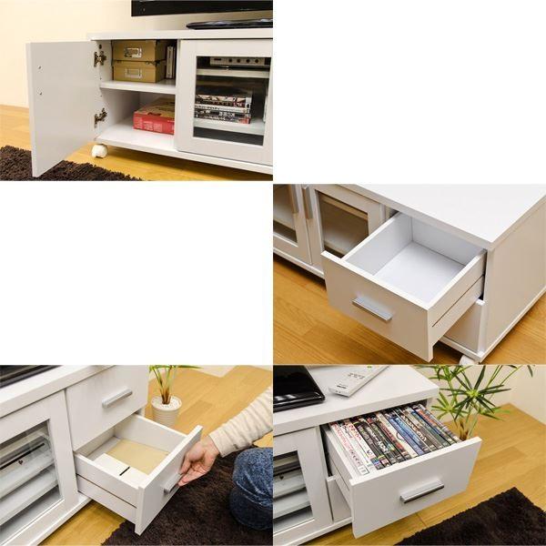 テレビ台/テレビボード 〔幅120cm/37型〜52型対応〕 ダークブラウン