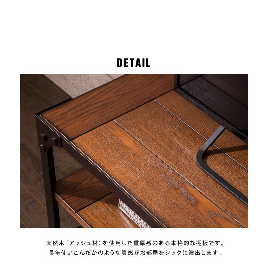 ローボード アイアン 幅121cm ヴィンテージ風 テレビ台 テレビボード