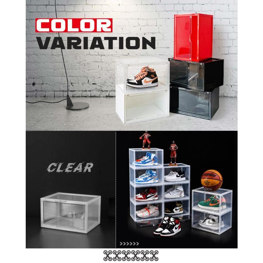 リコメン堂 スニーカー収納 シューズボックス 3個セット 高さ21.5cm