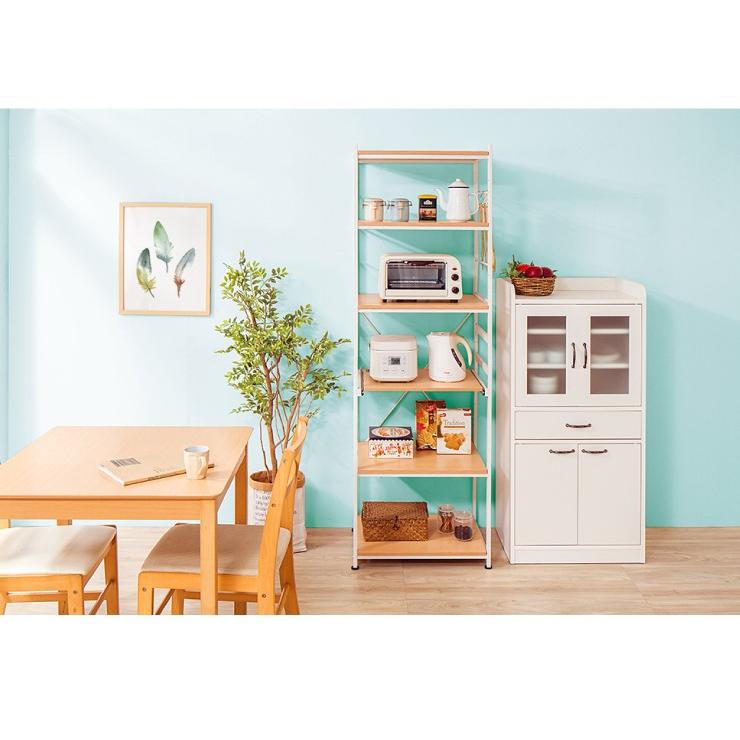 レンジボード レンジ台 幅58cm すき間収納 隙間収納 60幅 食器棚