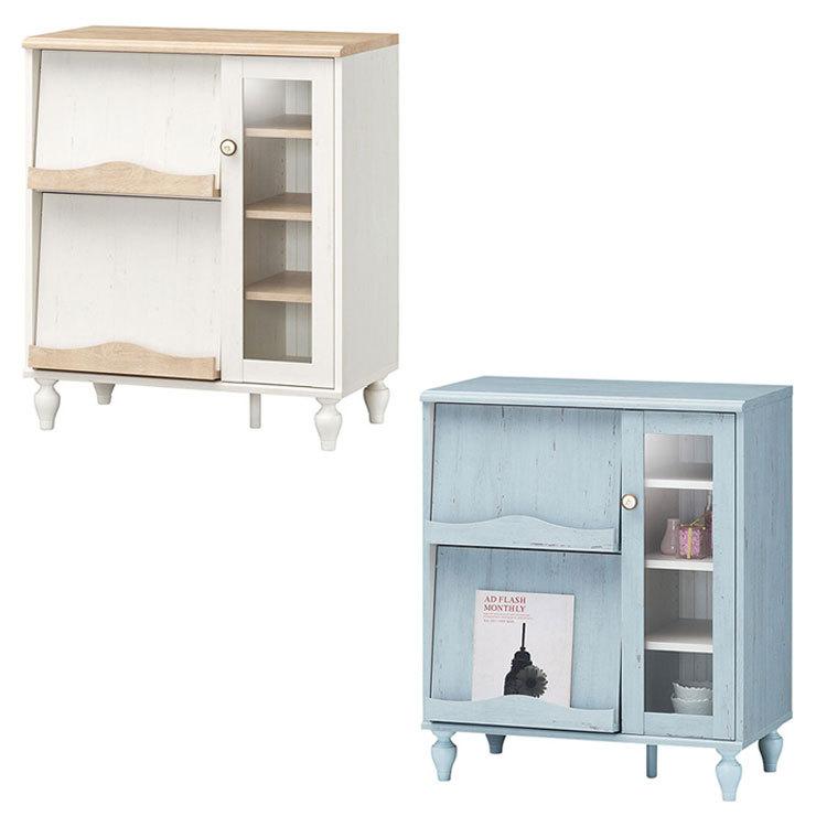 白井産業 フレンチシャビーシェルフ BL&WH 白井産業 フレンチシャビー