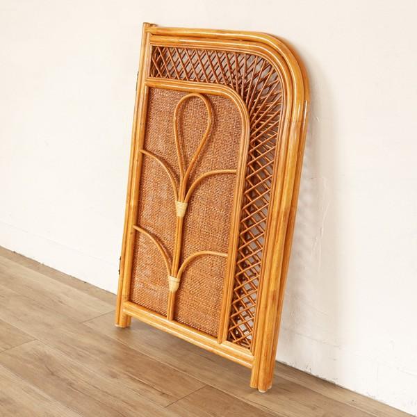 ラタン2枚折衝立 籐家具 衝立 ついたて スクリーン パーテーション