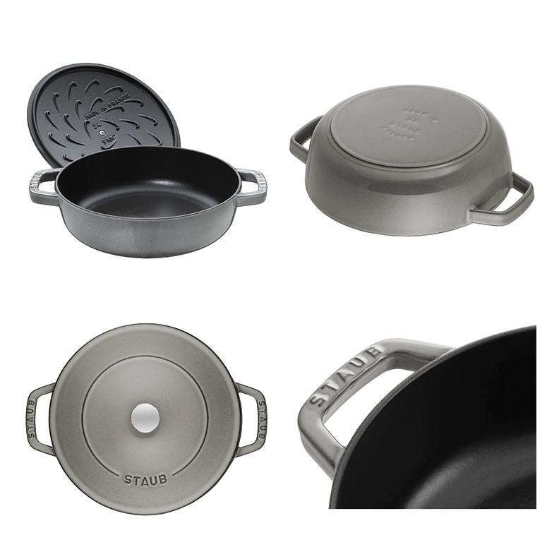 公式販売店 STAUB ブレイザー ソテーパン 28cm 生涯保証 ストウブ