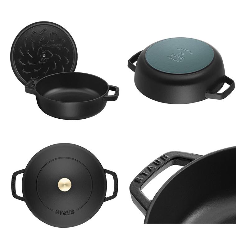 公式販売店 STAUB ブレイザー ソテーパン 28cm 生涯保証 ストウブ