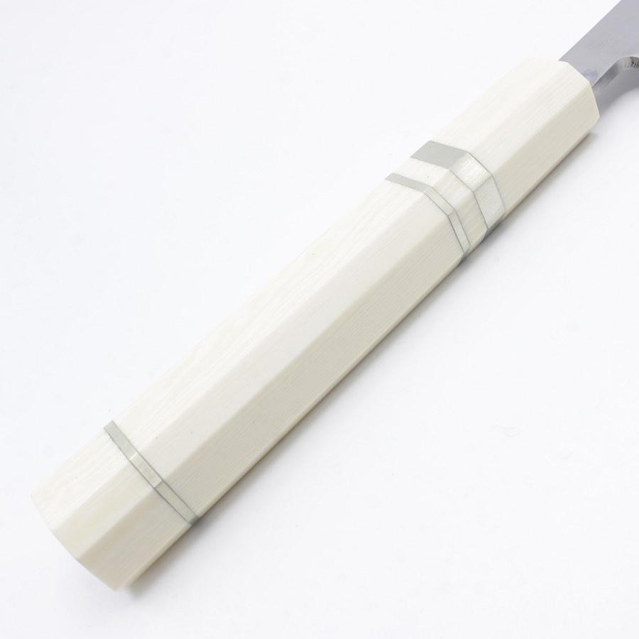 ボーナスストア+5％】VG10 本焼 切付柳刃 鬼反り 尺一 人工象牙 三本銀