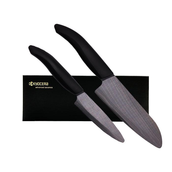 京セラ セラミックナイフ 2本 セット 黒刃 キッチン用品 包丁セット