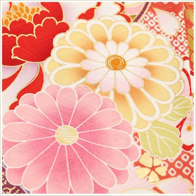 小学校卒業式 袴レンタル 女の子 正絹着物 h0258 小学生 十三参り 6