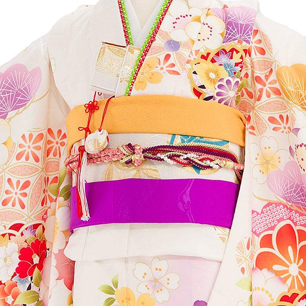 753 着物 7歳 七五三 女の子 レンタル 正統派 吉祥文様 レトロモダン