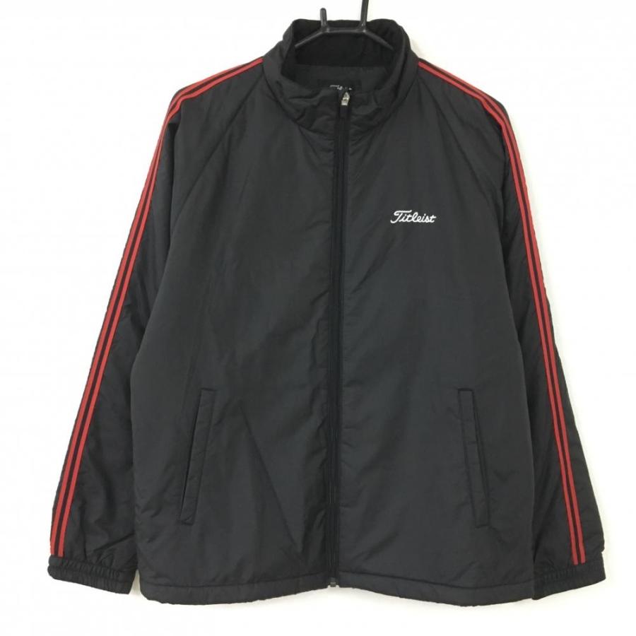 10%OFF価格／TITLEIST タイトリスト 中綿ジャケット 黒×レッド バック