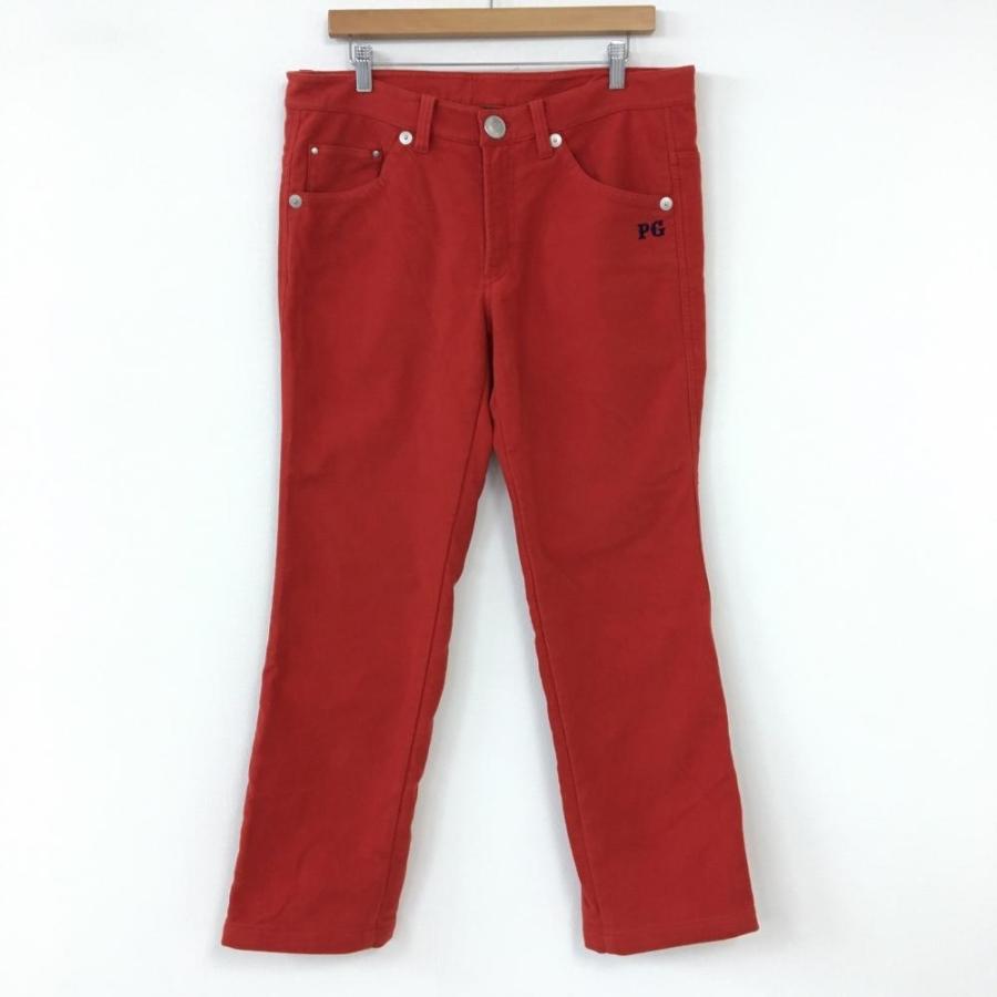 ☆30%OFF価格☆【美品】PEARLY GATES パーリーゲイツ パンツ レッド 裏