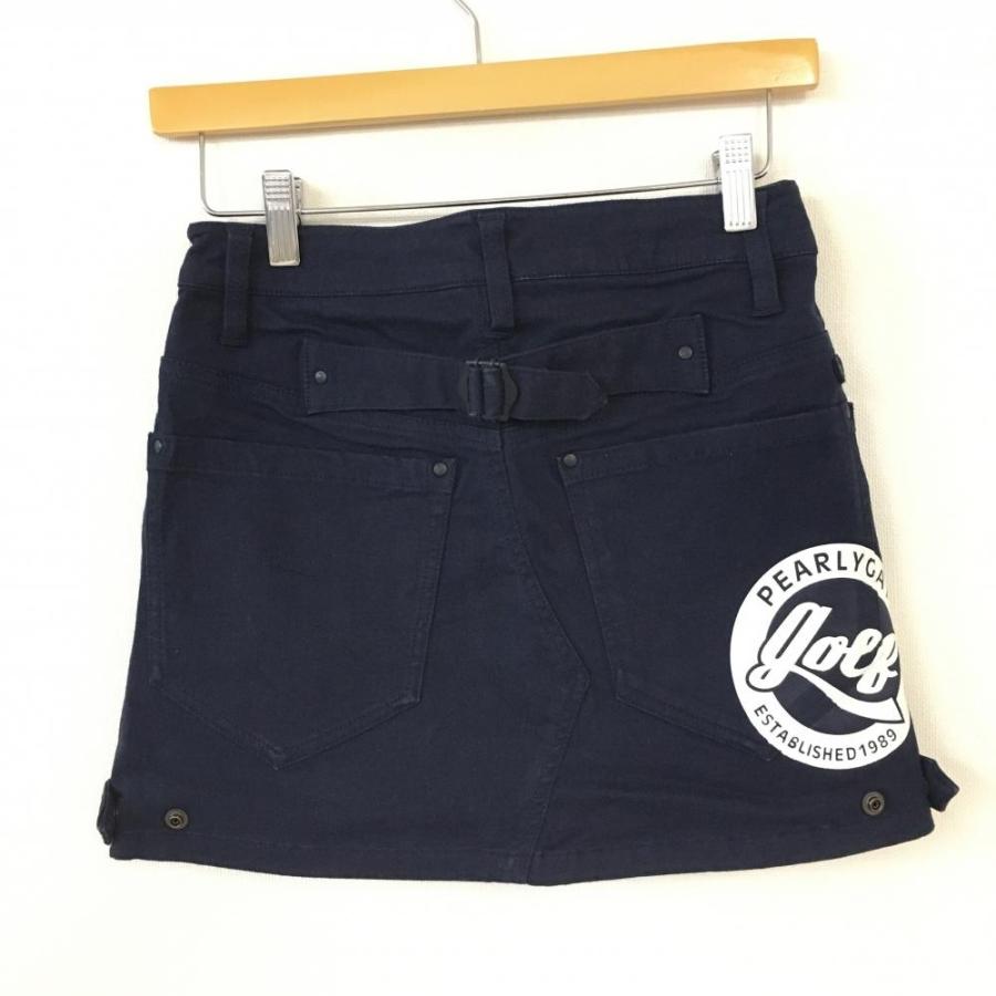 PEARLY GATES パーリーゲイツ ストレッチスカート ネイビー バック