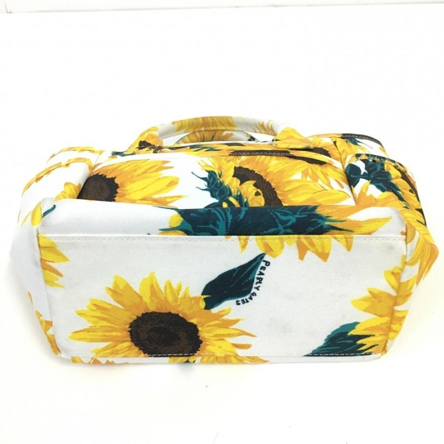 PEARLY GATES（パーリーゲイツ） ビックトートバッグ 白×イエロー