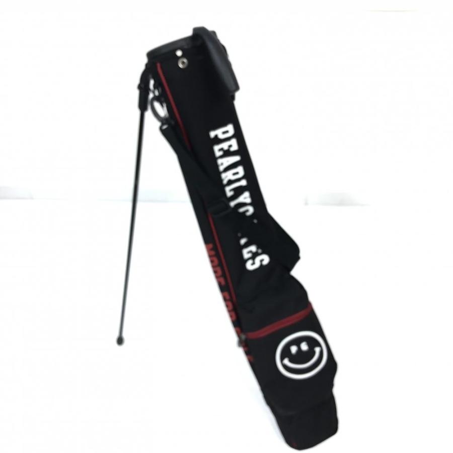 美品】PEARLY GATES パーリーゲイツ スタンドクラブケース 黒×白 PG