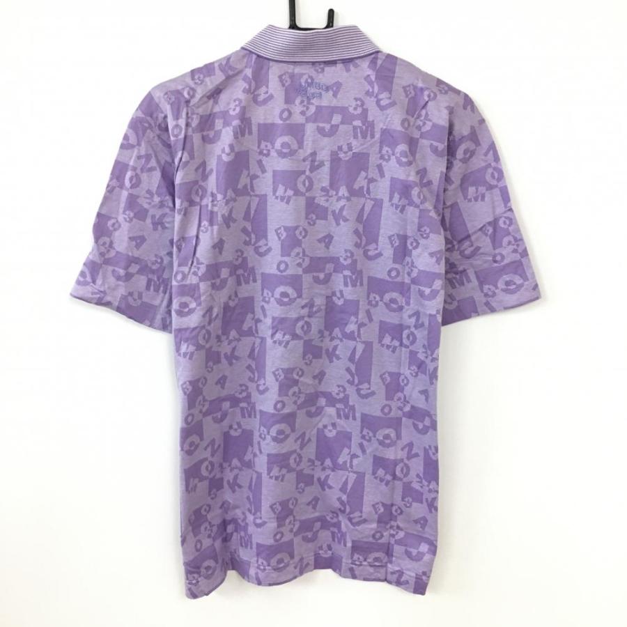 30%OFF価格／JUMBO333 ジャンボ333 半袖ポロシャツ パープル 英字×数字