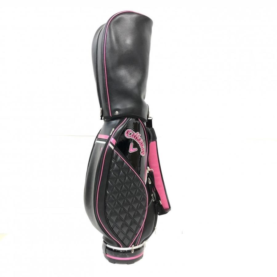 40%OFF価格／(美品)Callaway キャロウェイ キャディバッグ 黒×ピンク