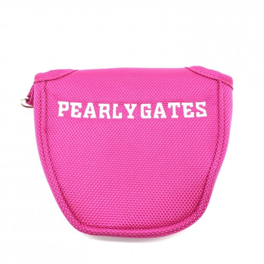 超美品)PEARLY GATES パーリーゲイツ パターカバー ピンク×白 マレット