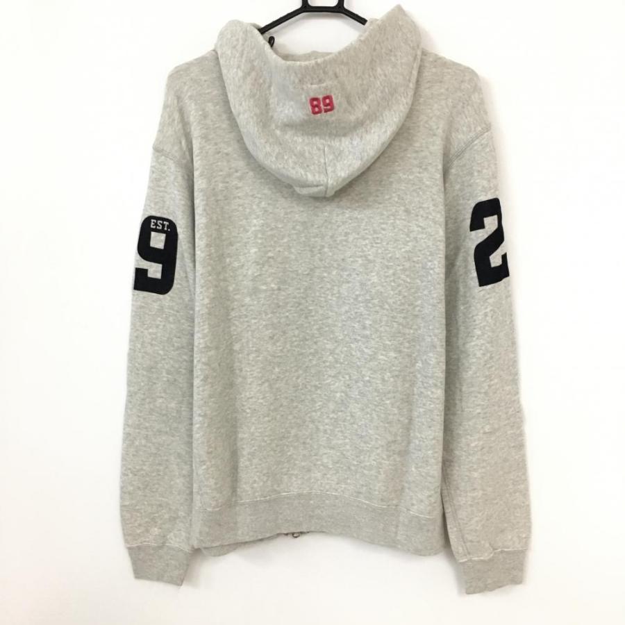 PEARLY GATES パーリーゲイツ ジップパーカー 杢グレー×黒 25周年