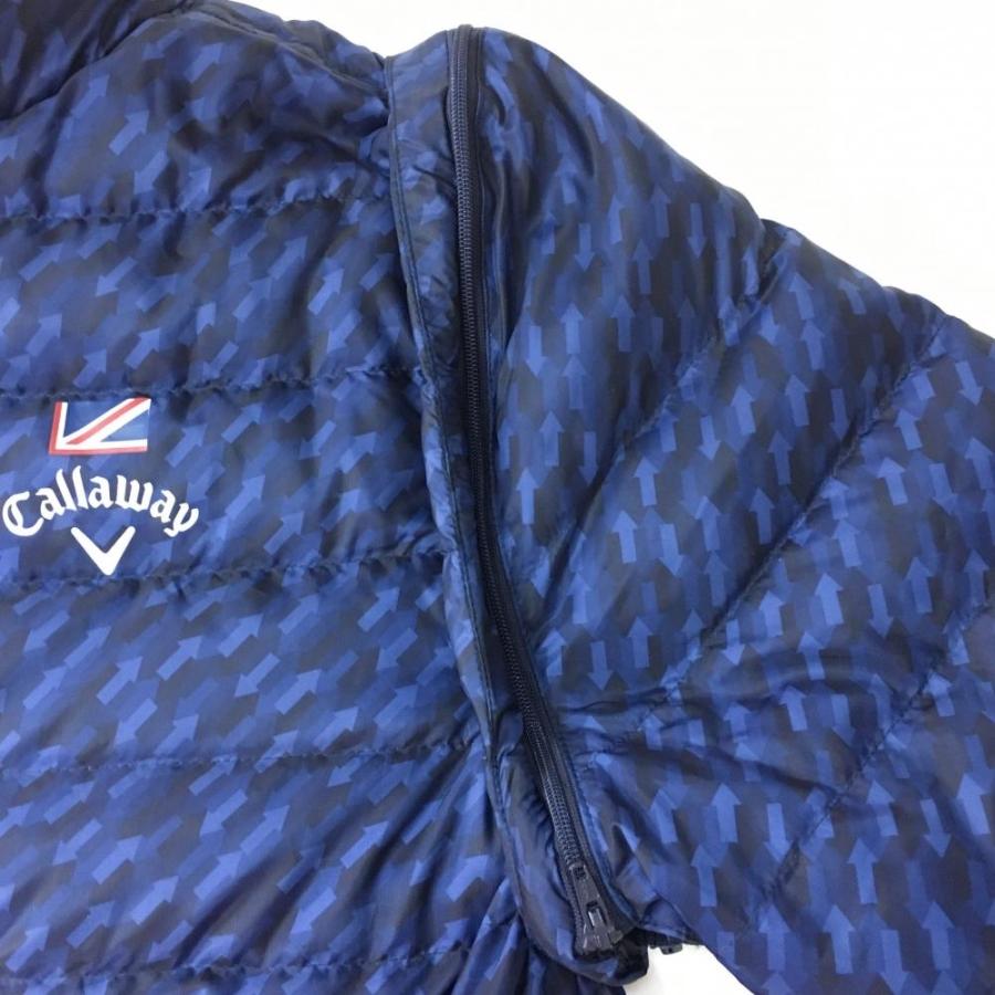 10%OFF価格／Callaway キャロウェイ 2WAYダウンジャケット ネイビー×白