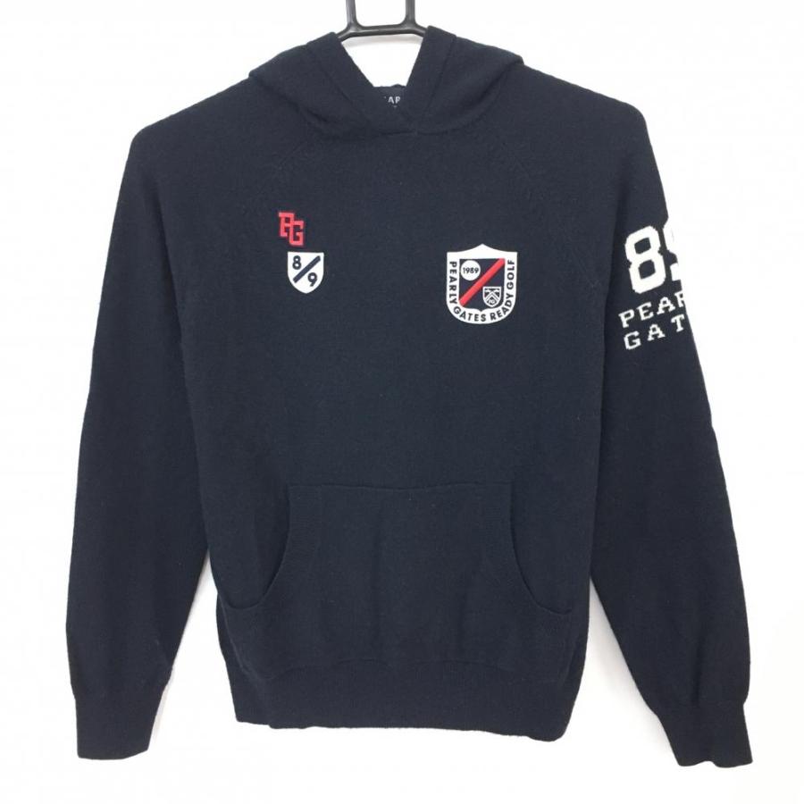 20%OFF価格／PEARLY GATES パーリーゲイツ フード付ニットセーター