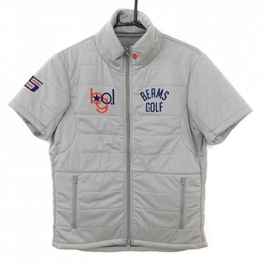 20%OFF価格／BEAMS GOLF ビームスゴルフ 半袖中綿ジャケット グレー