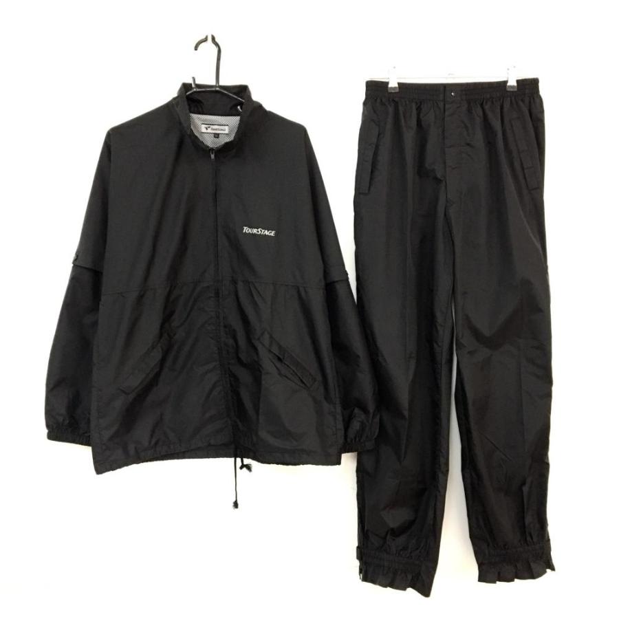 TOURSTAGE ツアーステージ レインウェア 上下セット 2WAYナイロン