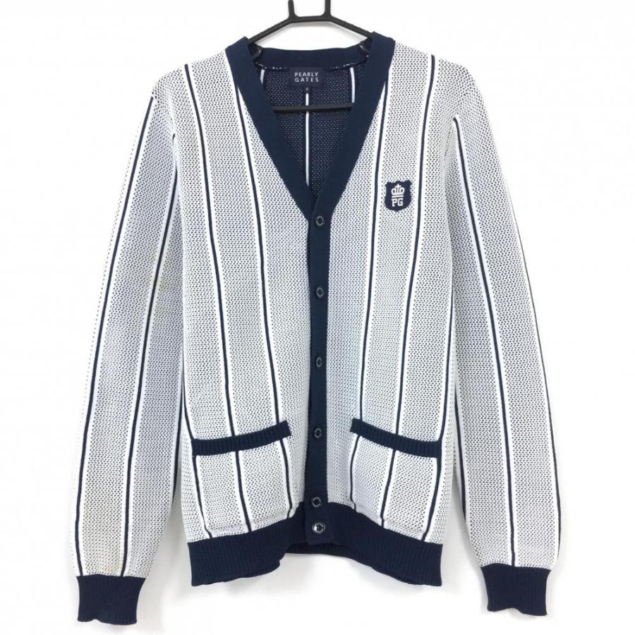 PEARLY GATES Vネック カーディガン 大人綺麗め ゴルフウェア PEARLY