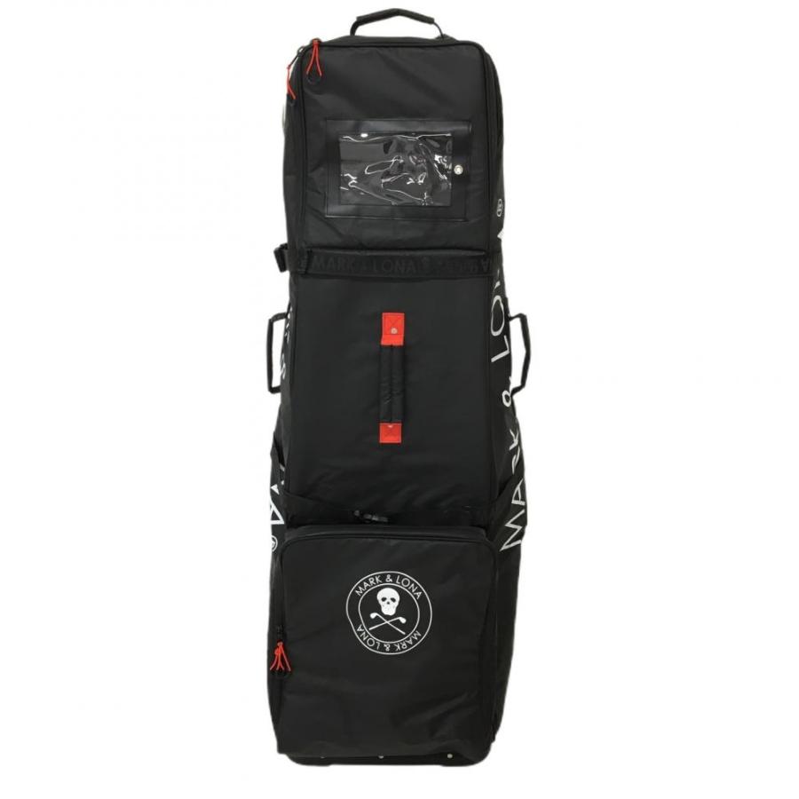 新品】マークアンドロナ トラベルケース 黒×白 キャスター付ゴルフ