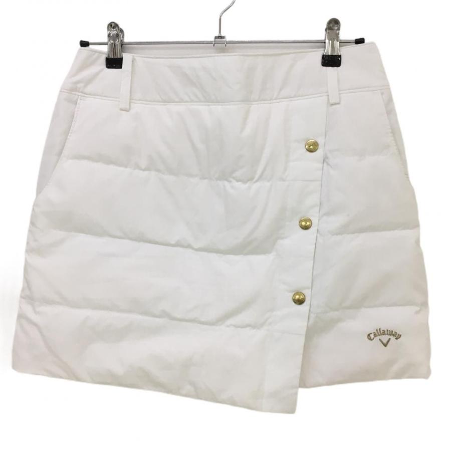 Callaway（キャロウェイ） ダウンスカート 白 ダイヤ柄地模様 軽量