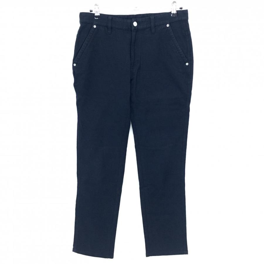 美品】ジャックバニー パンツ ネイビー 裏微起毛 無地 メンズ 5(L