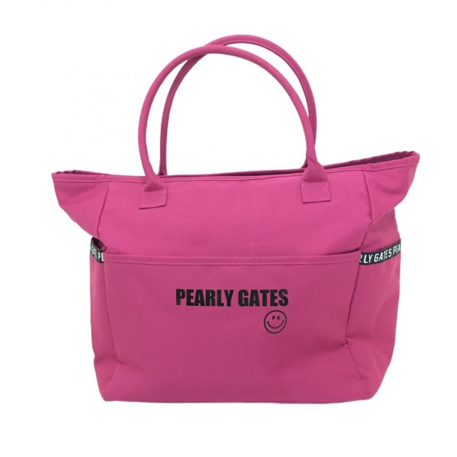 PEARLY GATES（パーリーゲイツ） ロッカーバッグ ピンク ニコちゃん