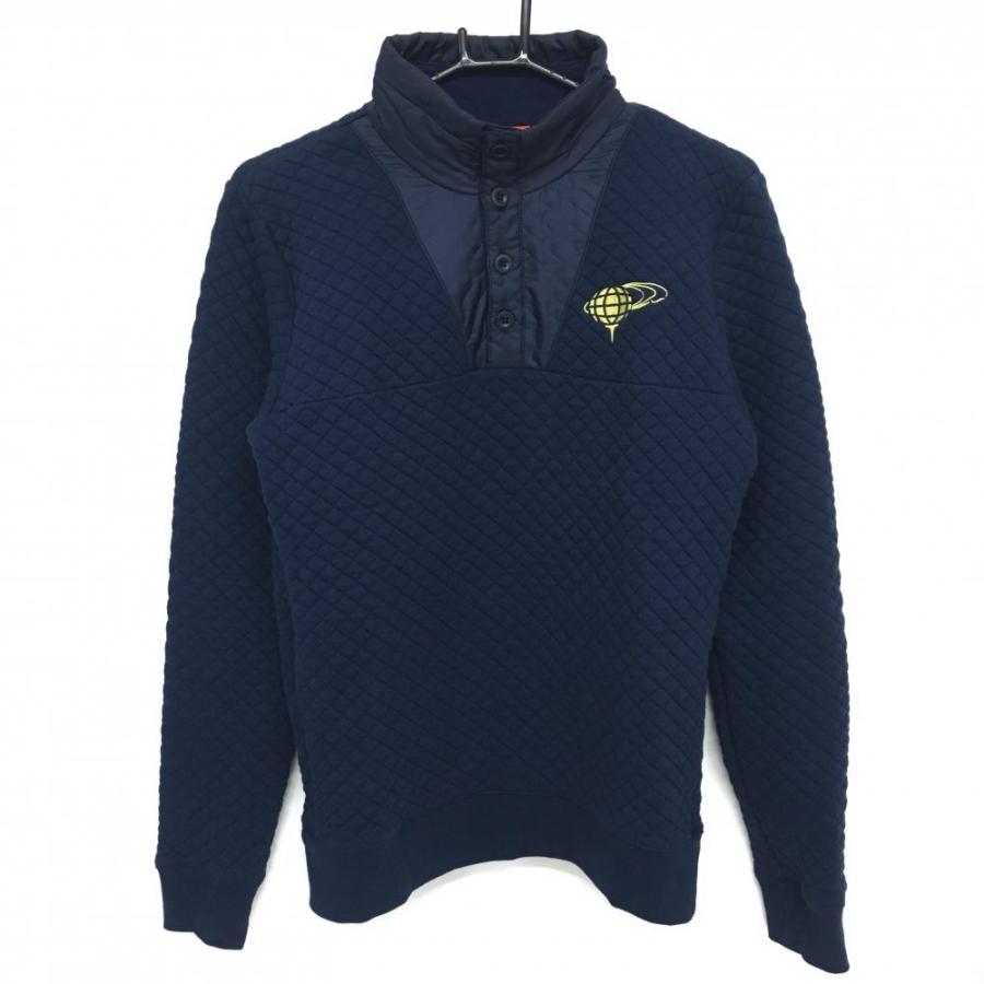 BEAMS（ビームス） ビームスゴルフ 切替プルオーバー ネイビー 織生地