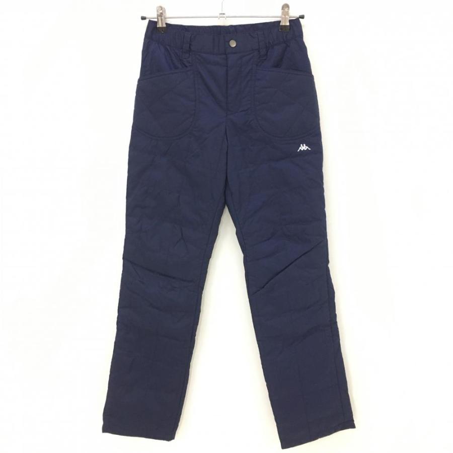 カッパ 中綿パンツ ネイビー キルティング レディース S ゴルフウェア