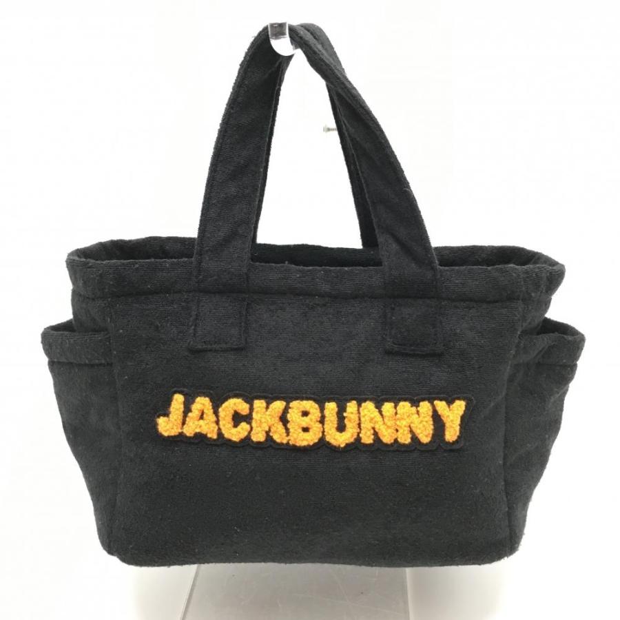 Jack Bunny!!（ジャックバニー） カートバッグ 黒×オレンジ パイル地