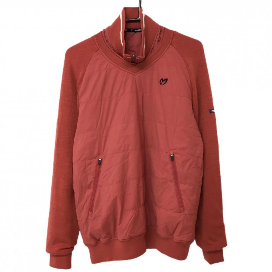 マスターバニー 中綿ツインスニード レッド系 Vネック メンズ 4(M