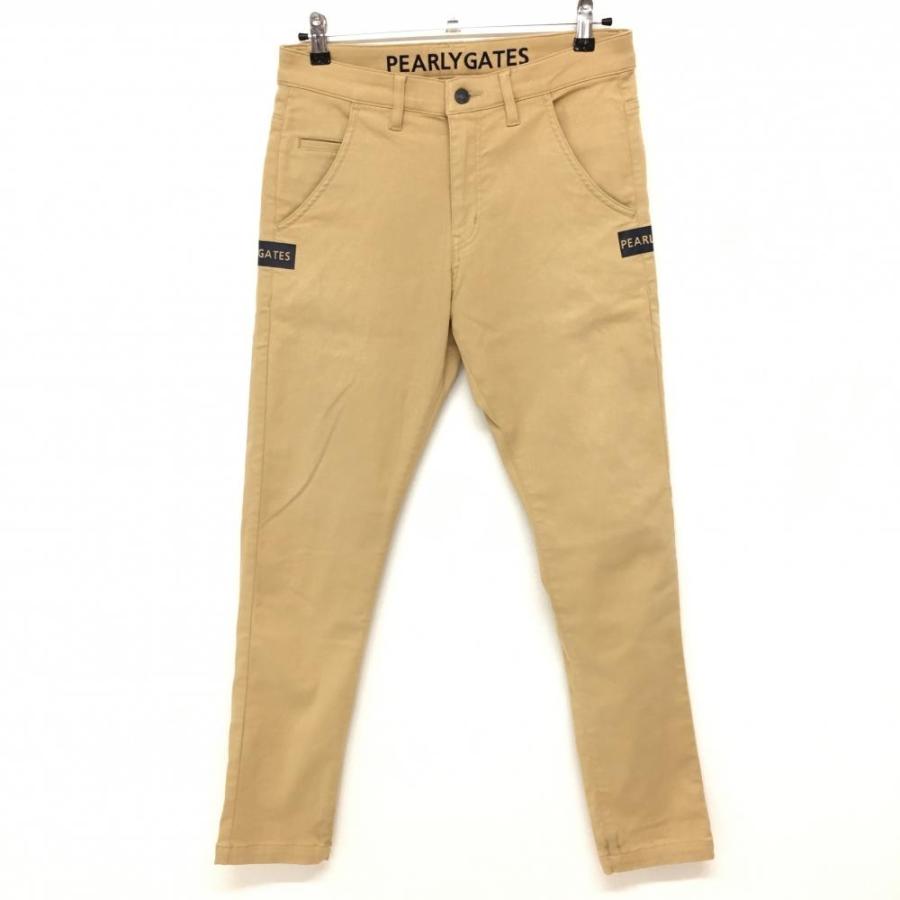 PEARLY GATES（パーリーゲイツ） パンツ ライトブラウン×ネイビー 内側