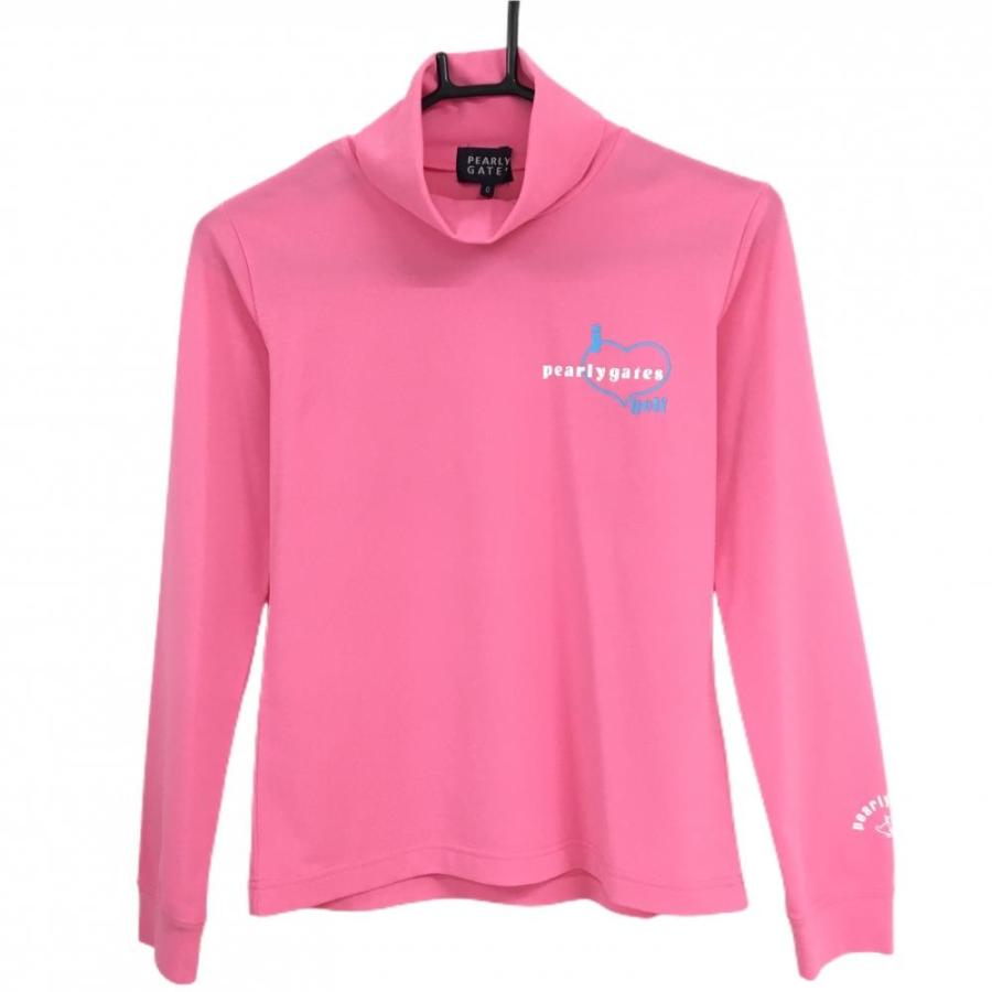 PEARLY GATES（パーリーゲイツ） 長袖タートルネックシャツ ピンク