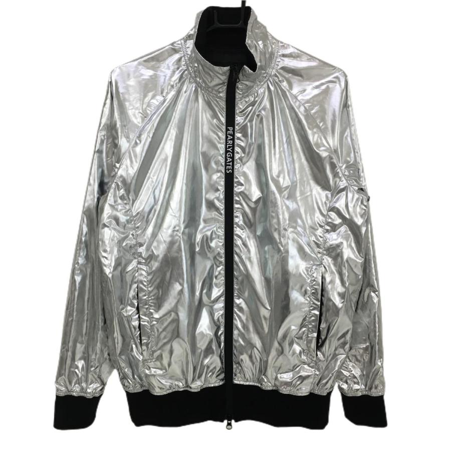 PEARLY GATES（パーリーゲイツ） ジャケットブルゾン シルバー×黒 蓄熱