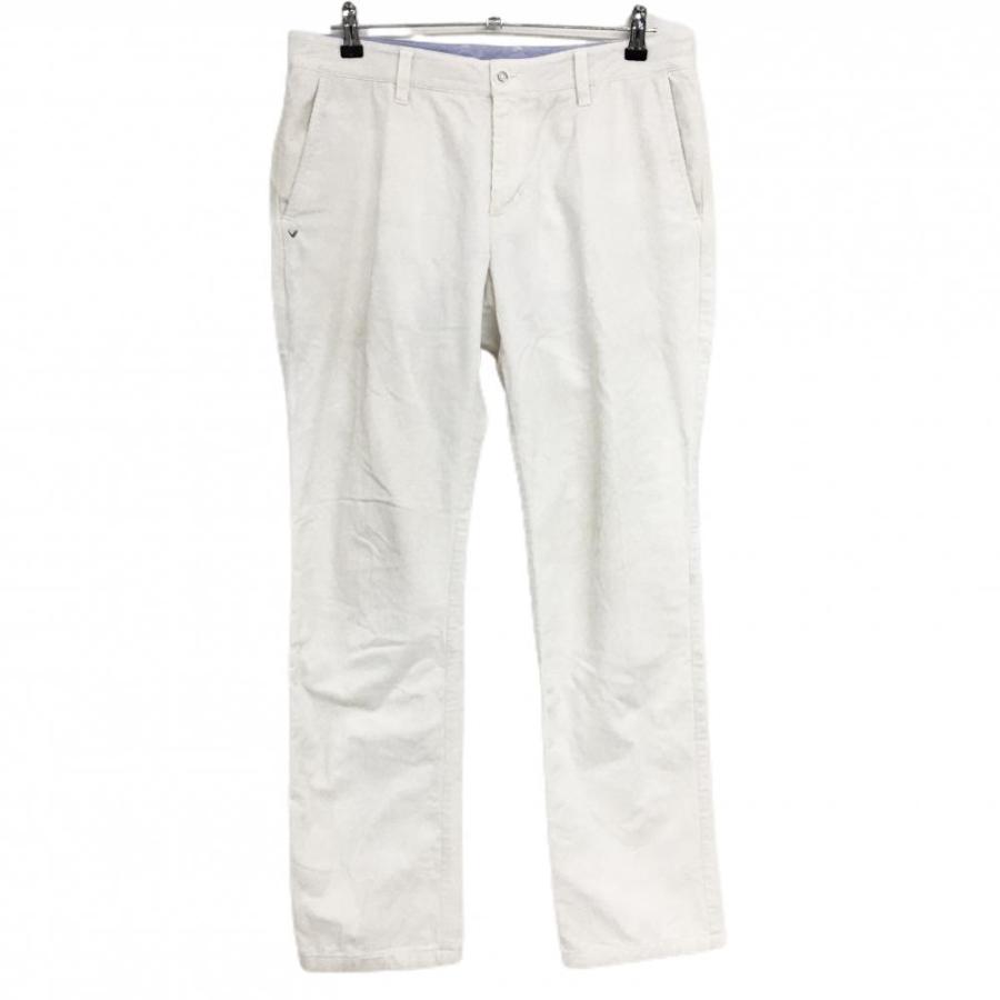 Callaway（キャロウェイ） パンツ 白 コーデュロイ メンズ LL ゴルフ