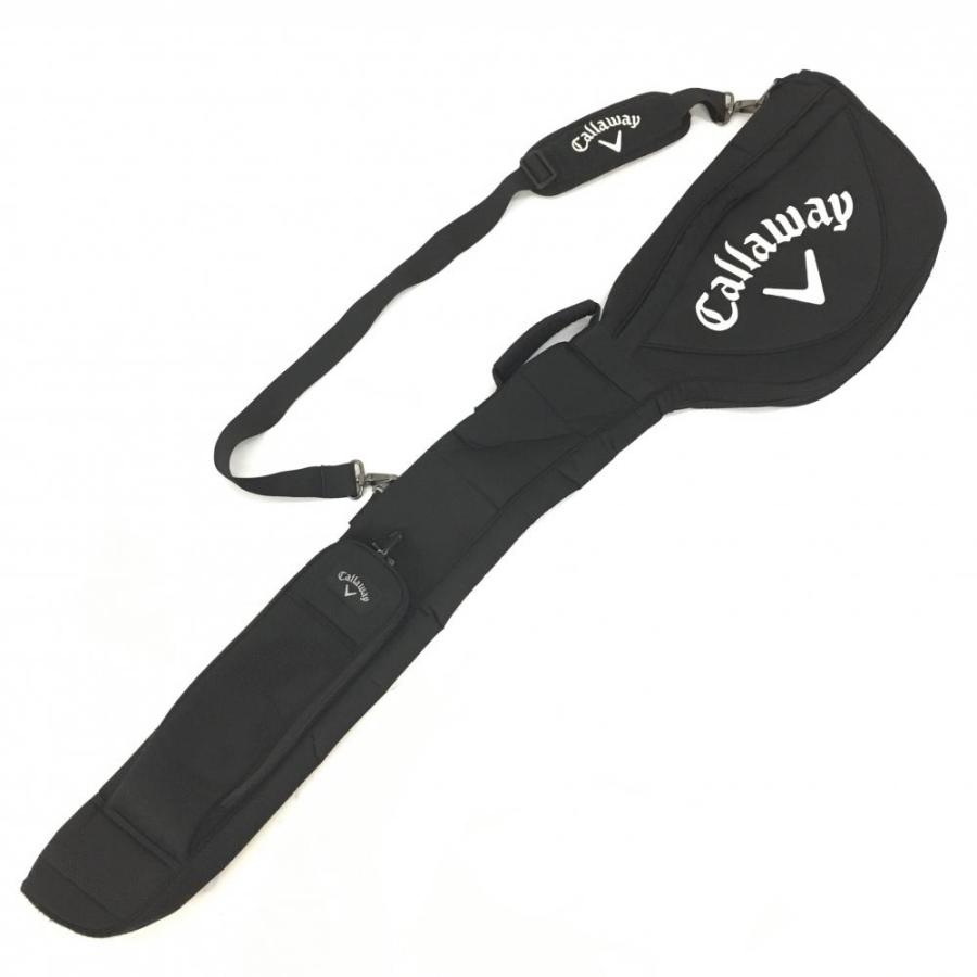 キャロウェイ クラブケース ショルダーストラップ 黒×白 ゴルフ