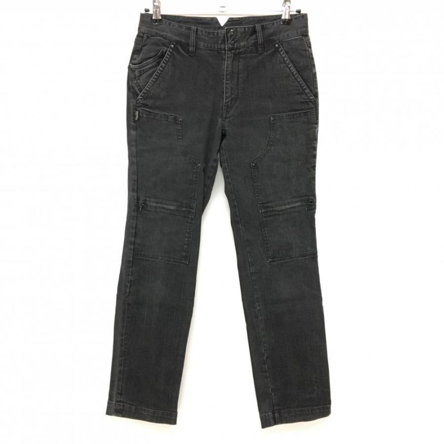 パーリーゲイツ パンツ 黒 デニム メンズ 3(S) ゴルフウェア PEARLY