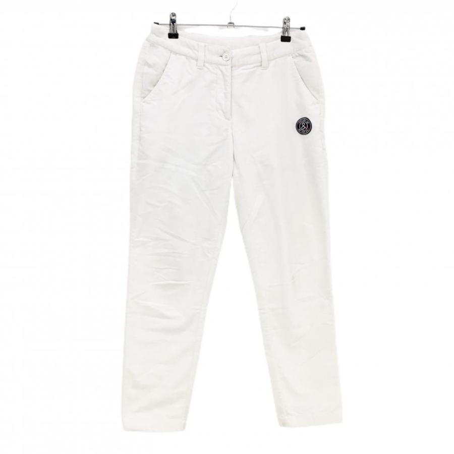 and per se（アンパスィ） コーデュロイパンツ 白 ストレッチ コットン