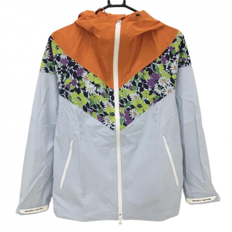 PEARLY GATES（パーリーゲイツ） ナイロンパーカー ライトブルー