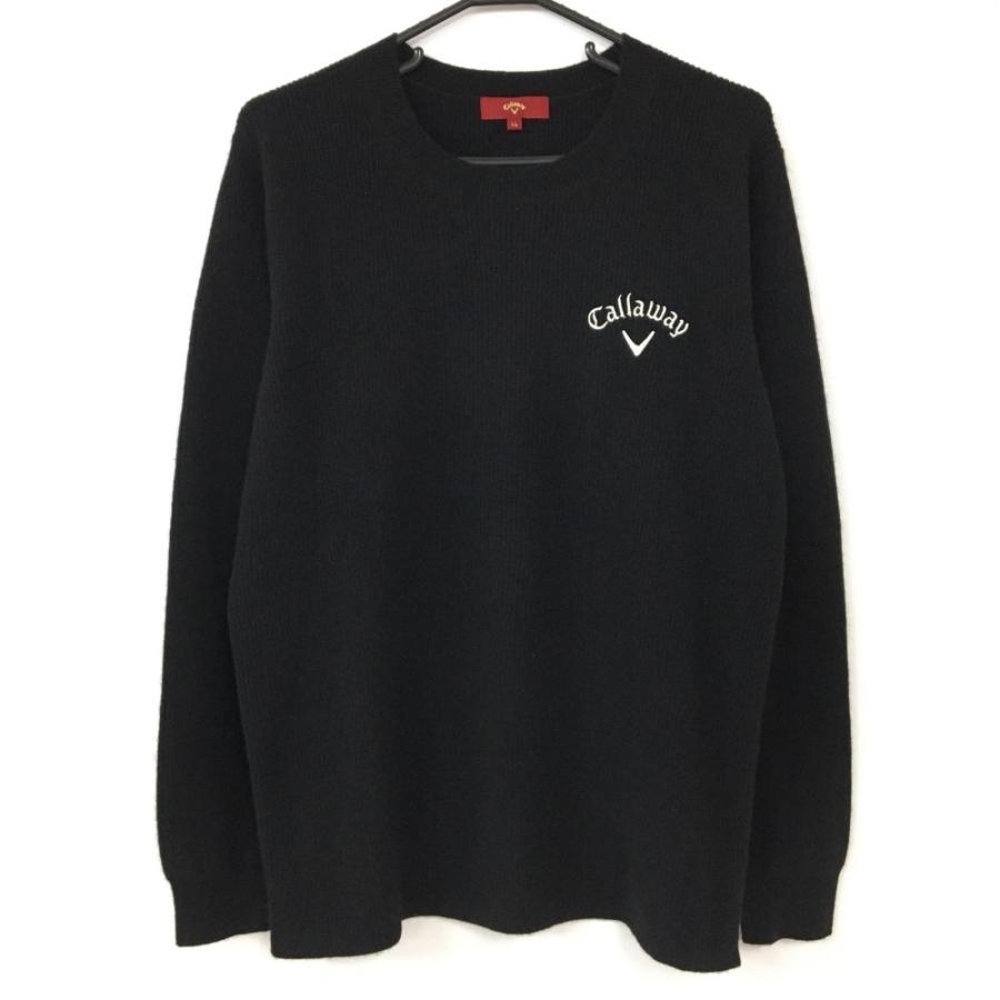 超美品】Callaway キャロウェイ レッドレーベル セーター 黒 サイド