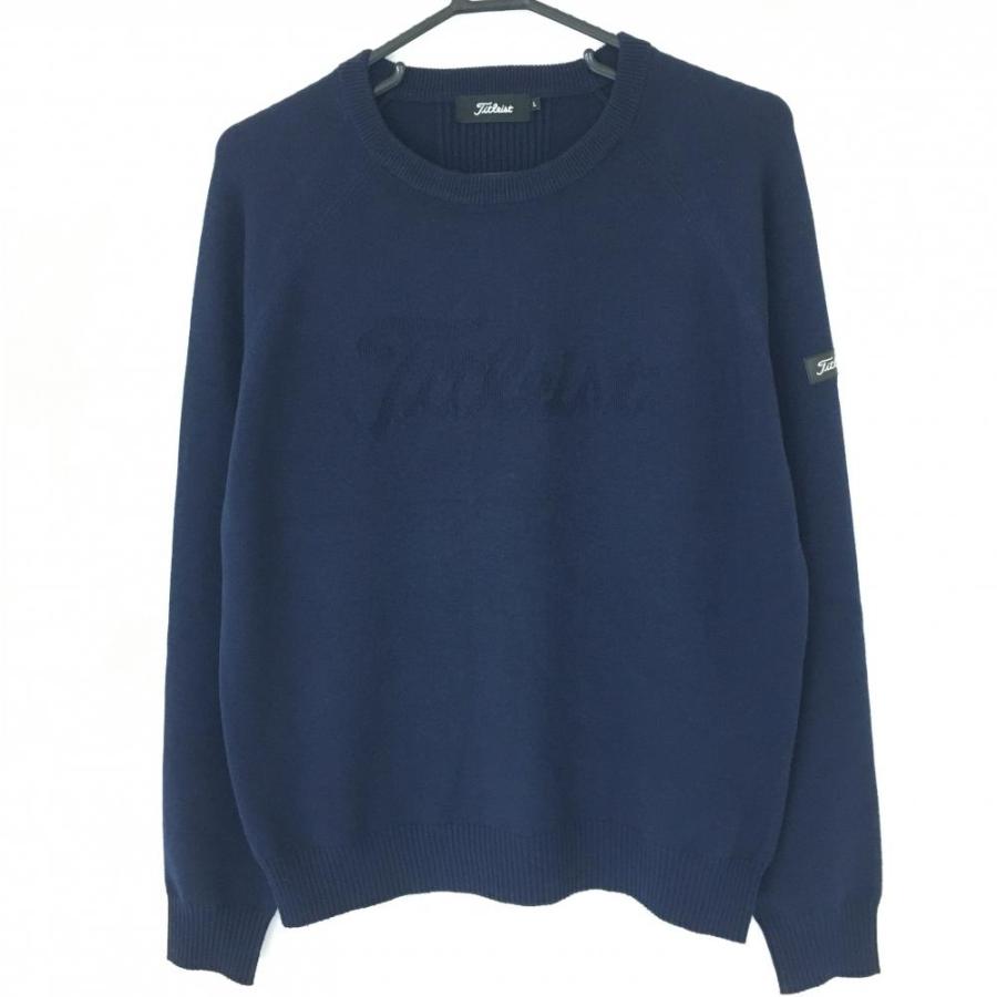 Titleist（タイトリスト） セーター ネイビー ニット ウール混