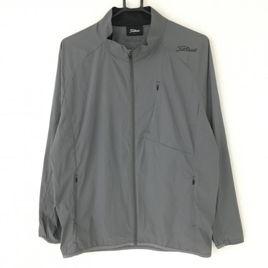 Titleist（タイトリスト） ナイロンジャケット ライトグレー 薄手