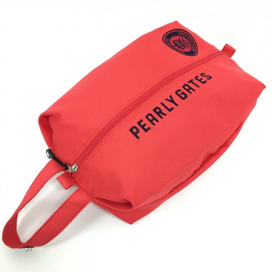 PEARLY GATES（パーリーゲイツ） シューズケース レッド×ネイビー
